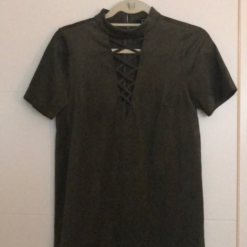 Suede Dress